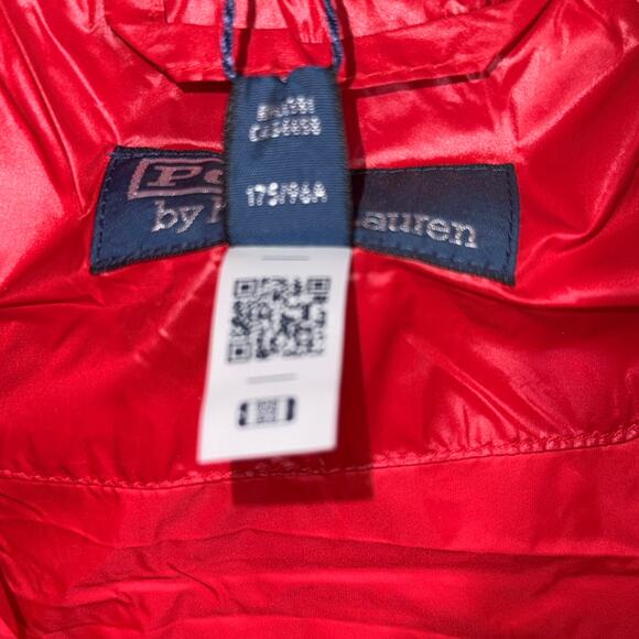 Polo Ralph Lauren Glossy Quilted Vest, red Medium $348 - Picture 7 of 15